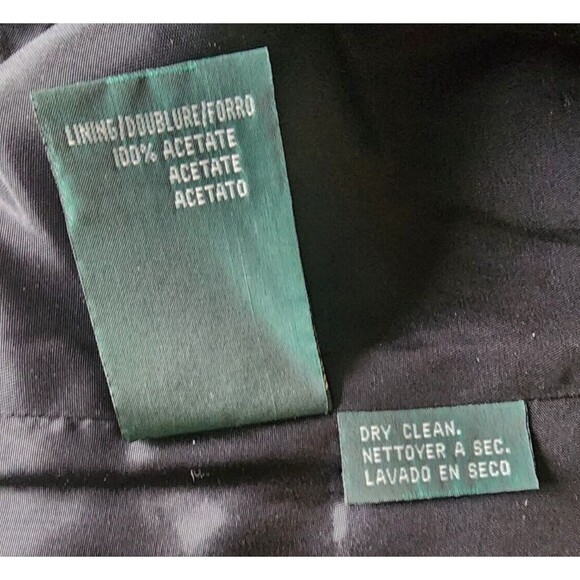 Lauren Ralph Lauren WMN 12 Herringbone Blazer Jacket Wool, Cashmere & Silk Blend - Picture 12 of 13